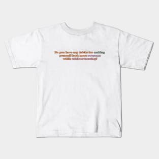 Ice breaking question Kids T-Shirt